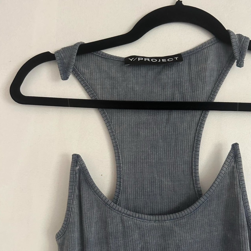 Y/Project Y Project Invisible Strap Tank Top - Picture 2 of 6